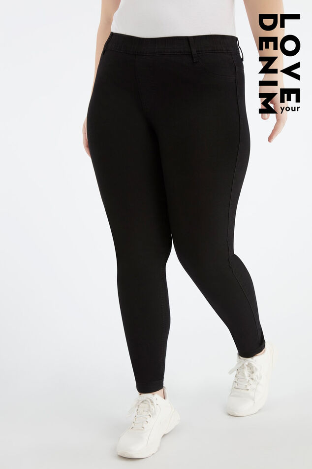 Tregging slim fit 32 inch POPPY  image number 0