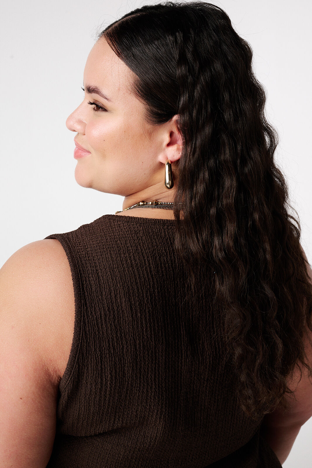 Top sans manches avec texture image number 2