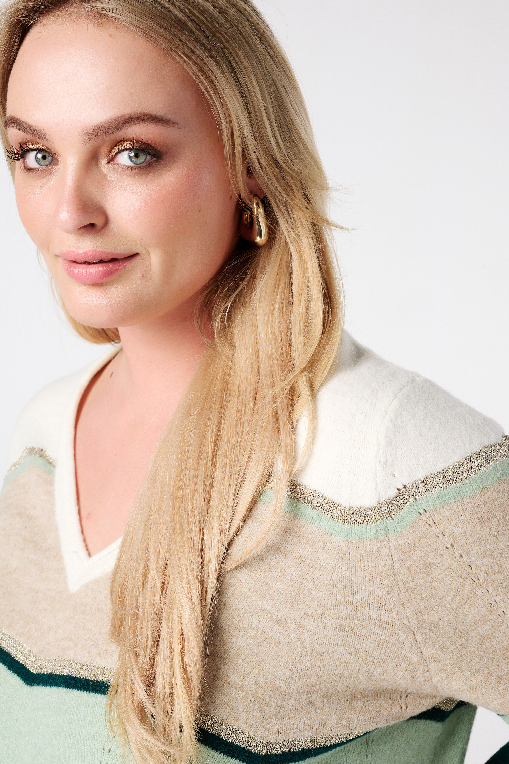 Pull imprim&eacute; et lurex image number 4