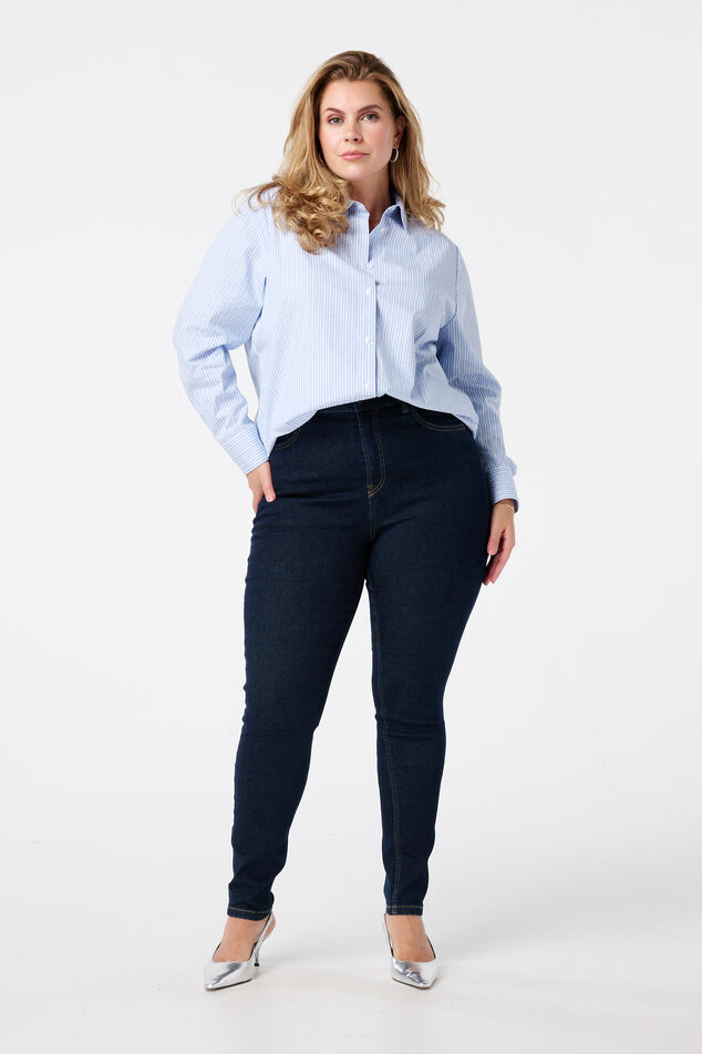 Jean skinny taille haute CHERRY image number 0