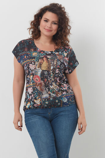 T-shirt imprim&eacute;