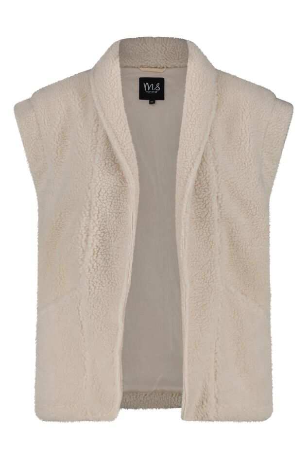 Gilet sans manches en fausse fourrure  image number 2