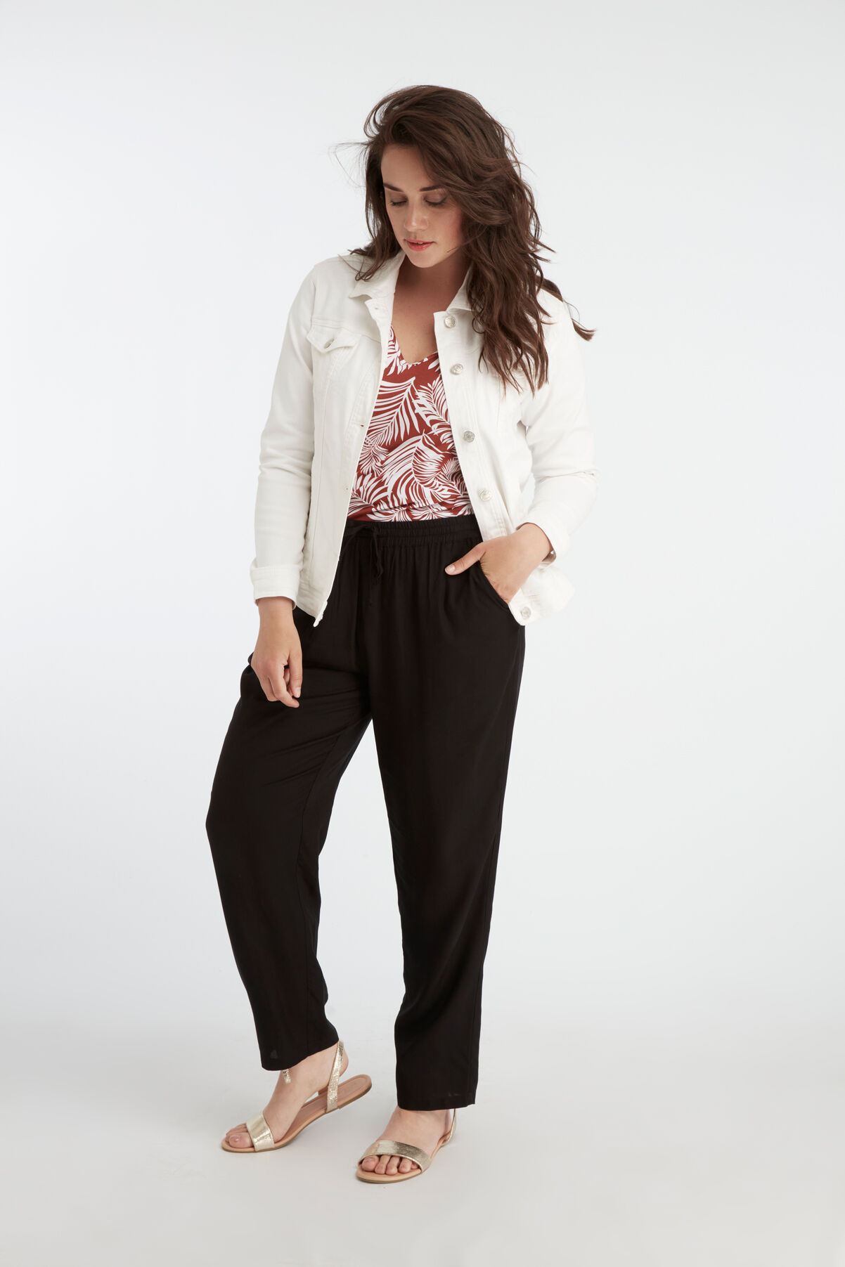 Veste en denim blanche image number 5