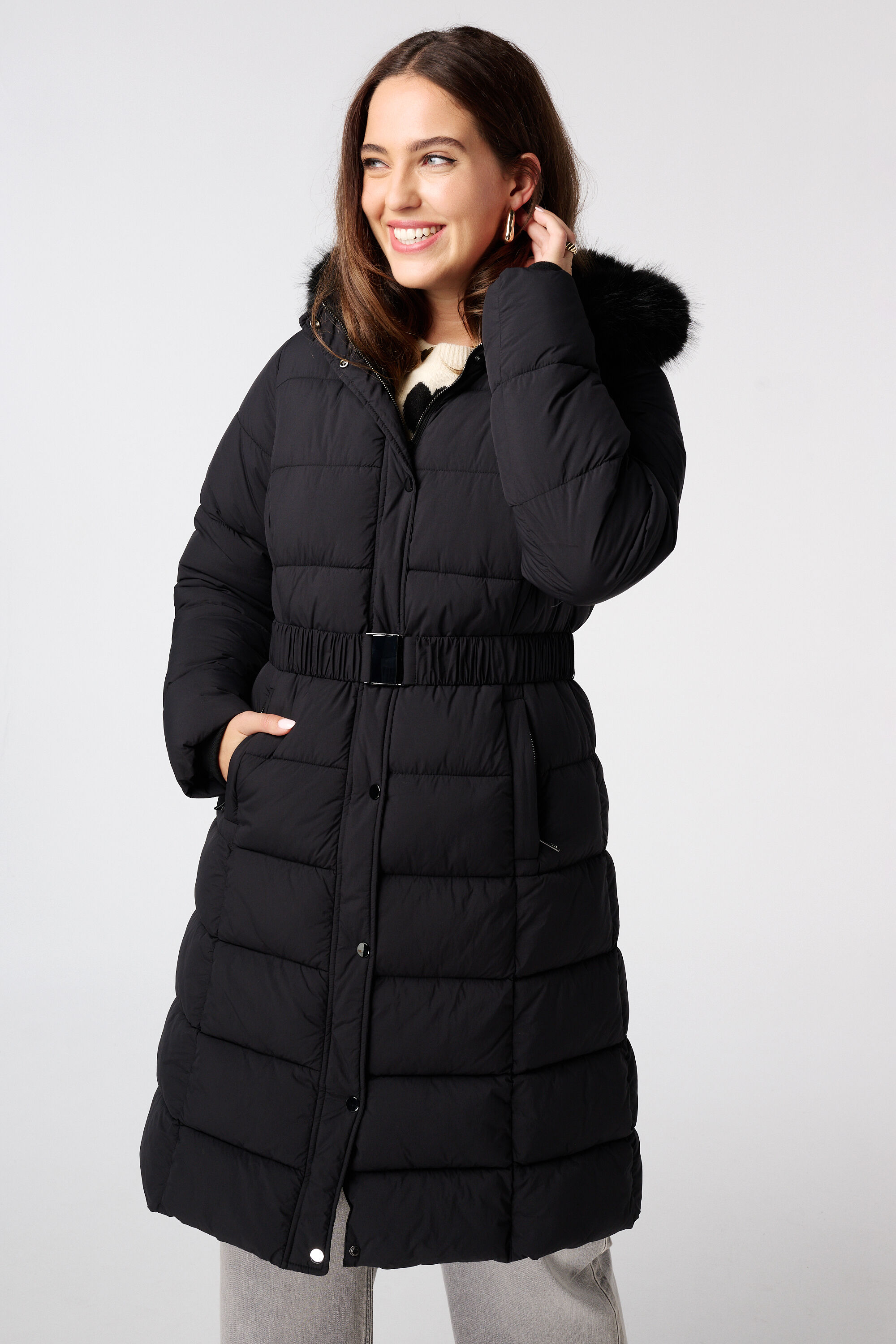 Manteau avec ceinture image number 5