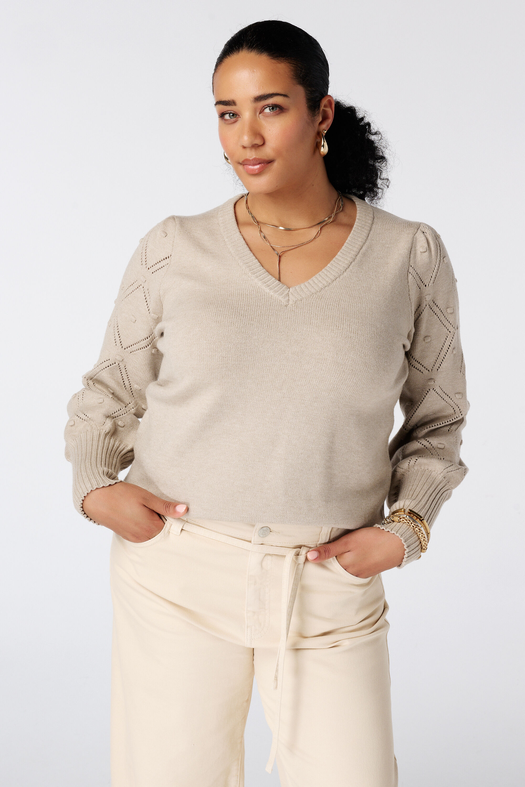 Pull &agrave; col V