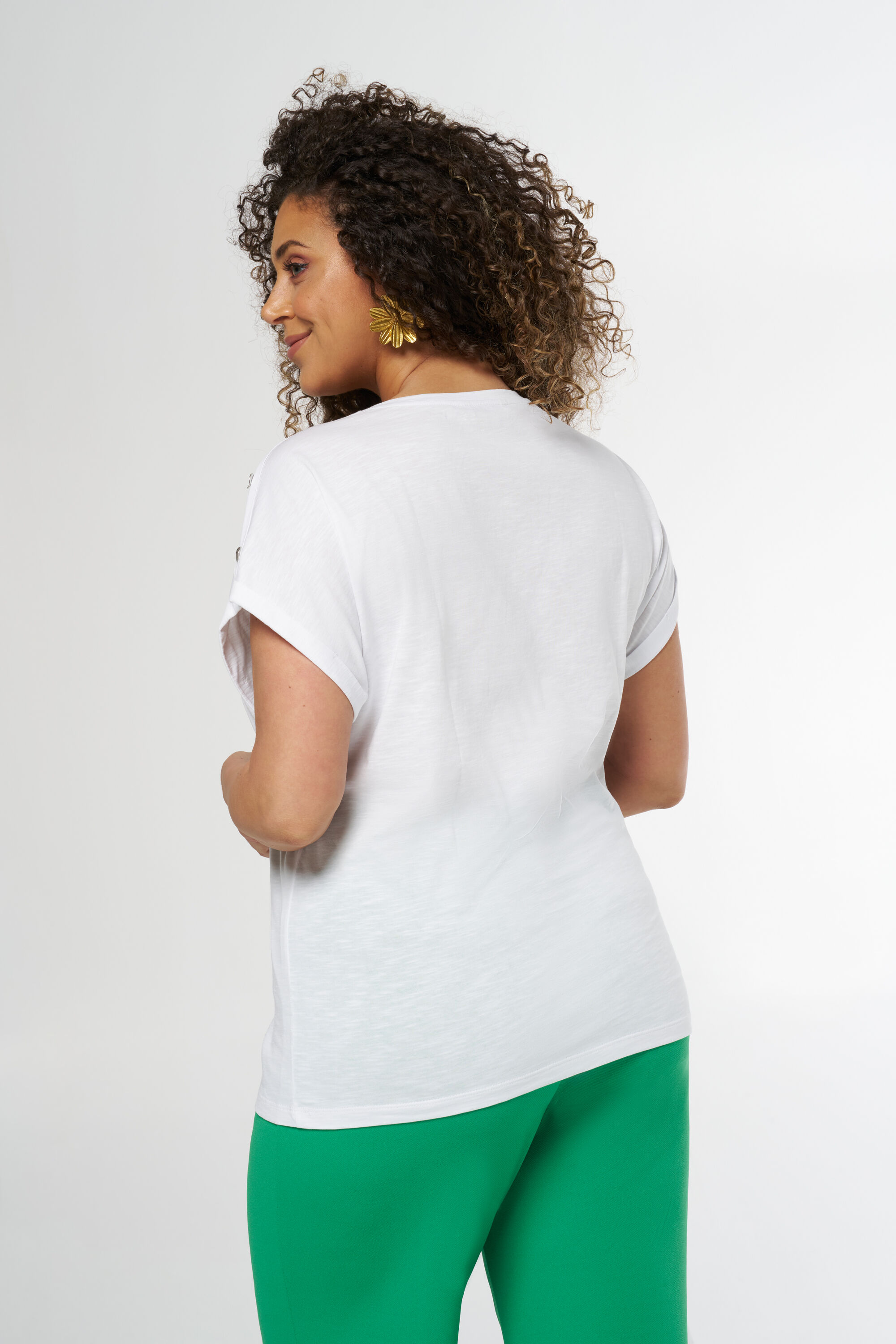 T-shirt &agrave; boutons image number 3