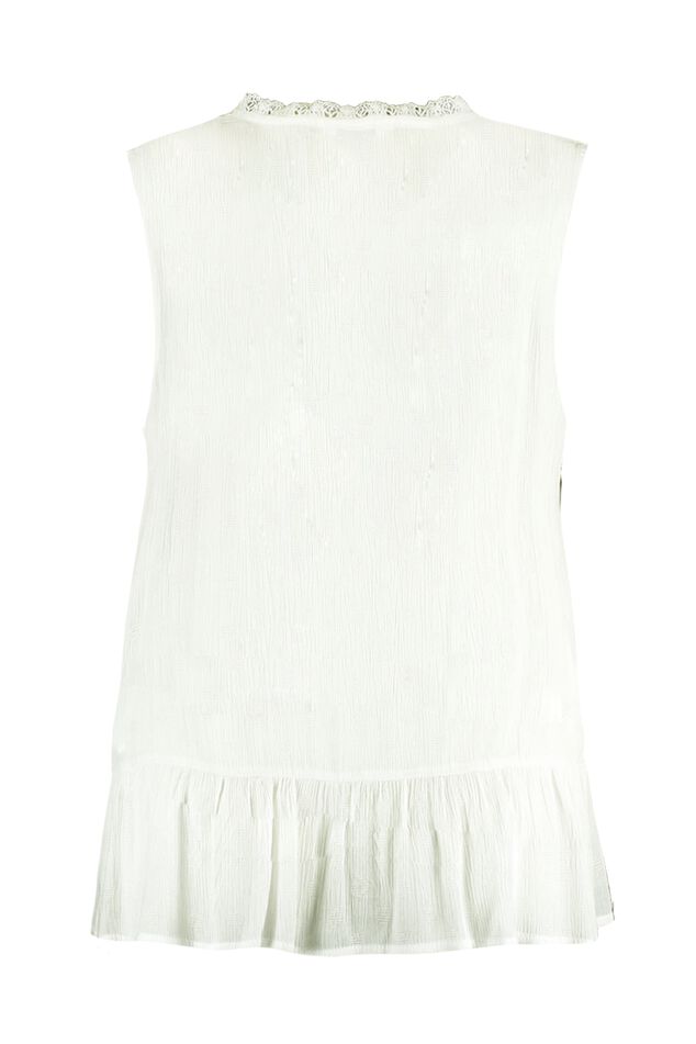 Chemisier sans manches à dentelle image number 2