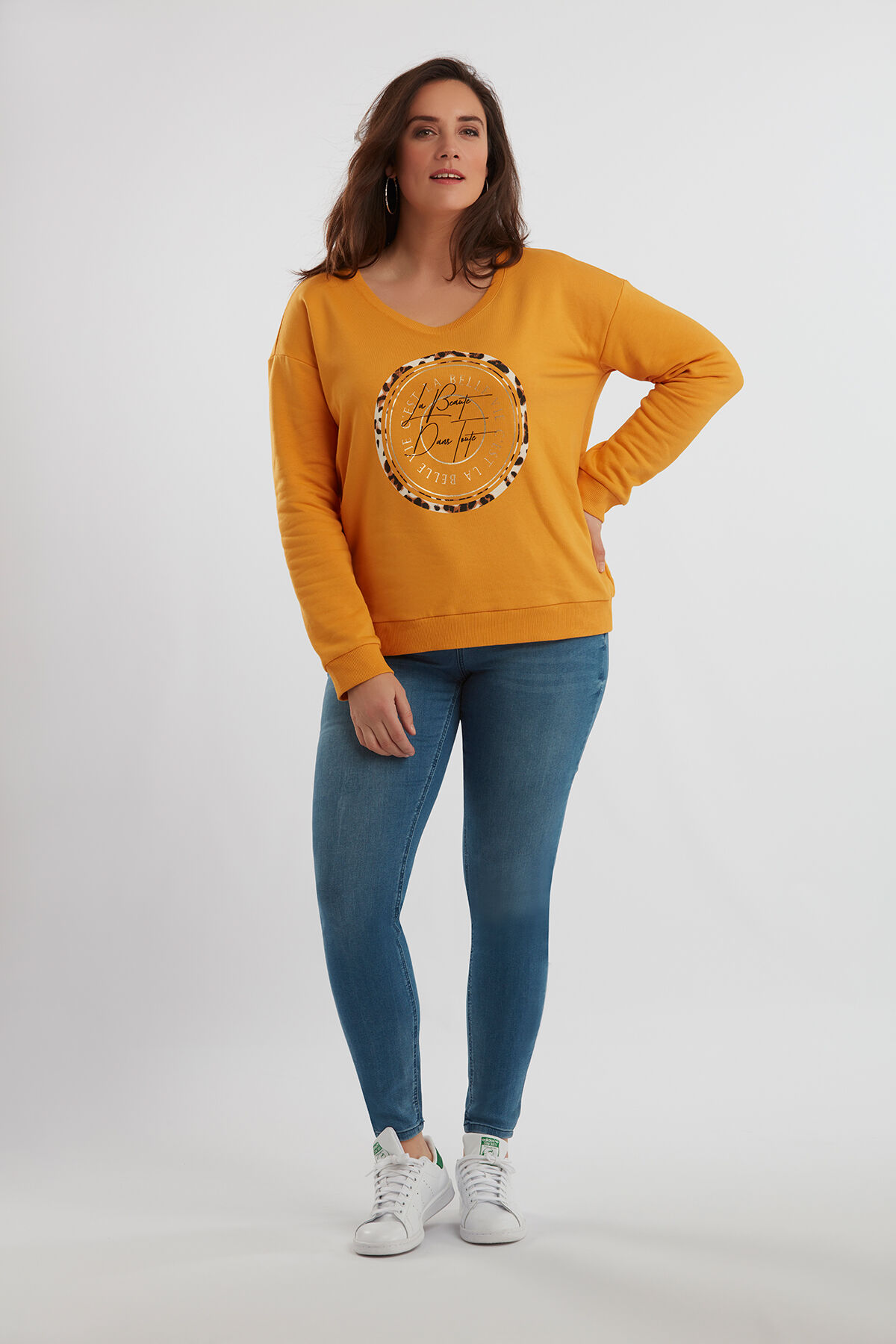 Sweat-shirt &agrave; imprim&eacute; image number 3