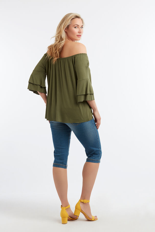 Jean jegging court image number 3
