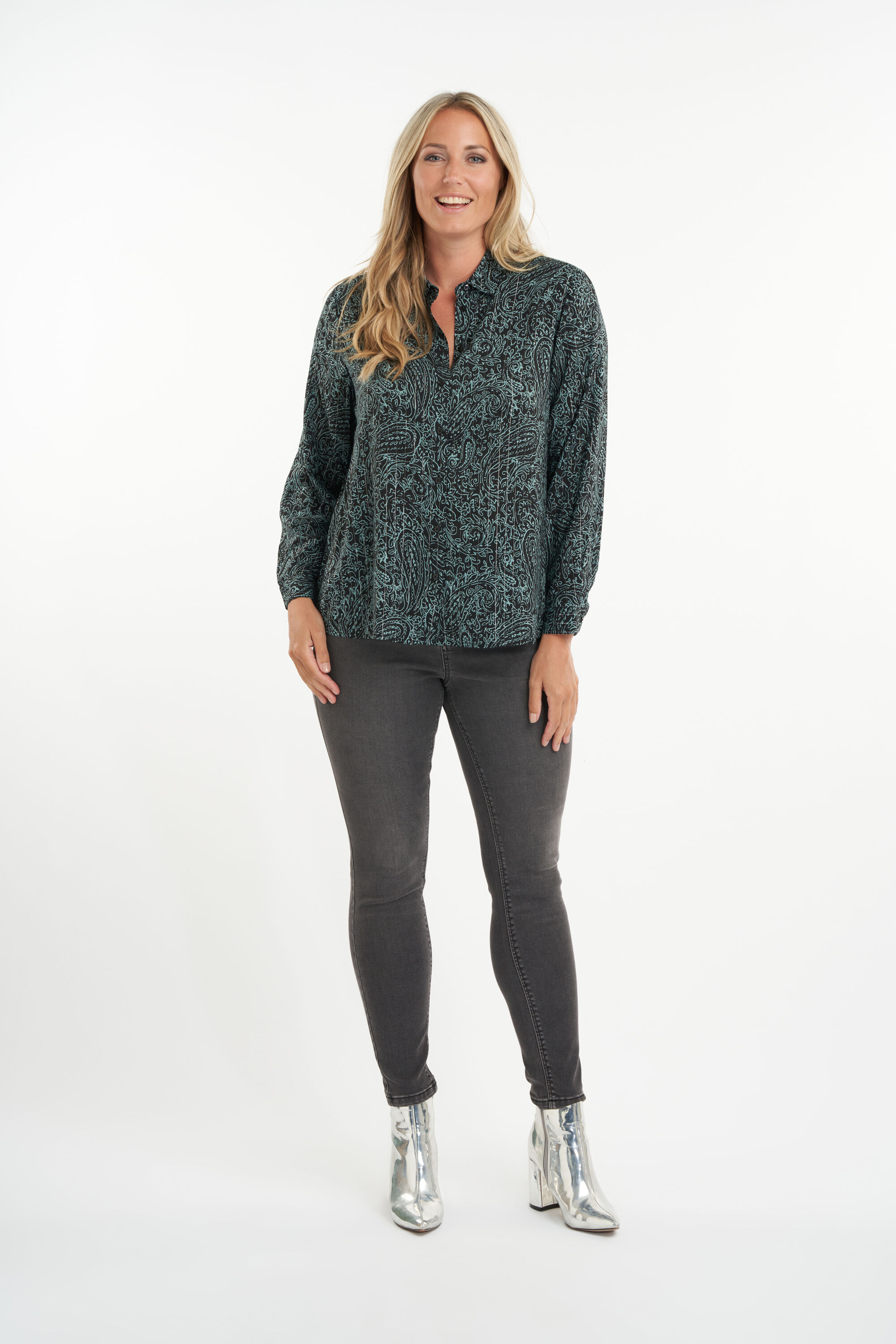 Chemisier avec imprim&eacute; image number 5