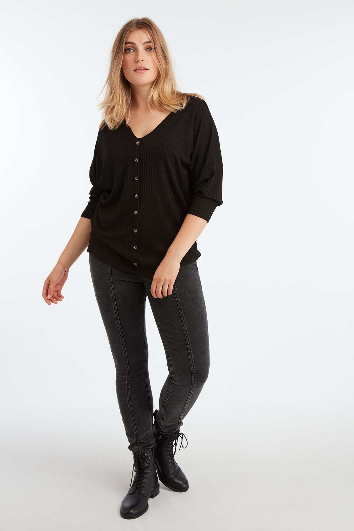 Jean skinny taille haute image number 3