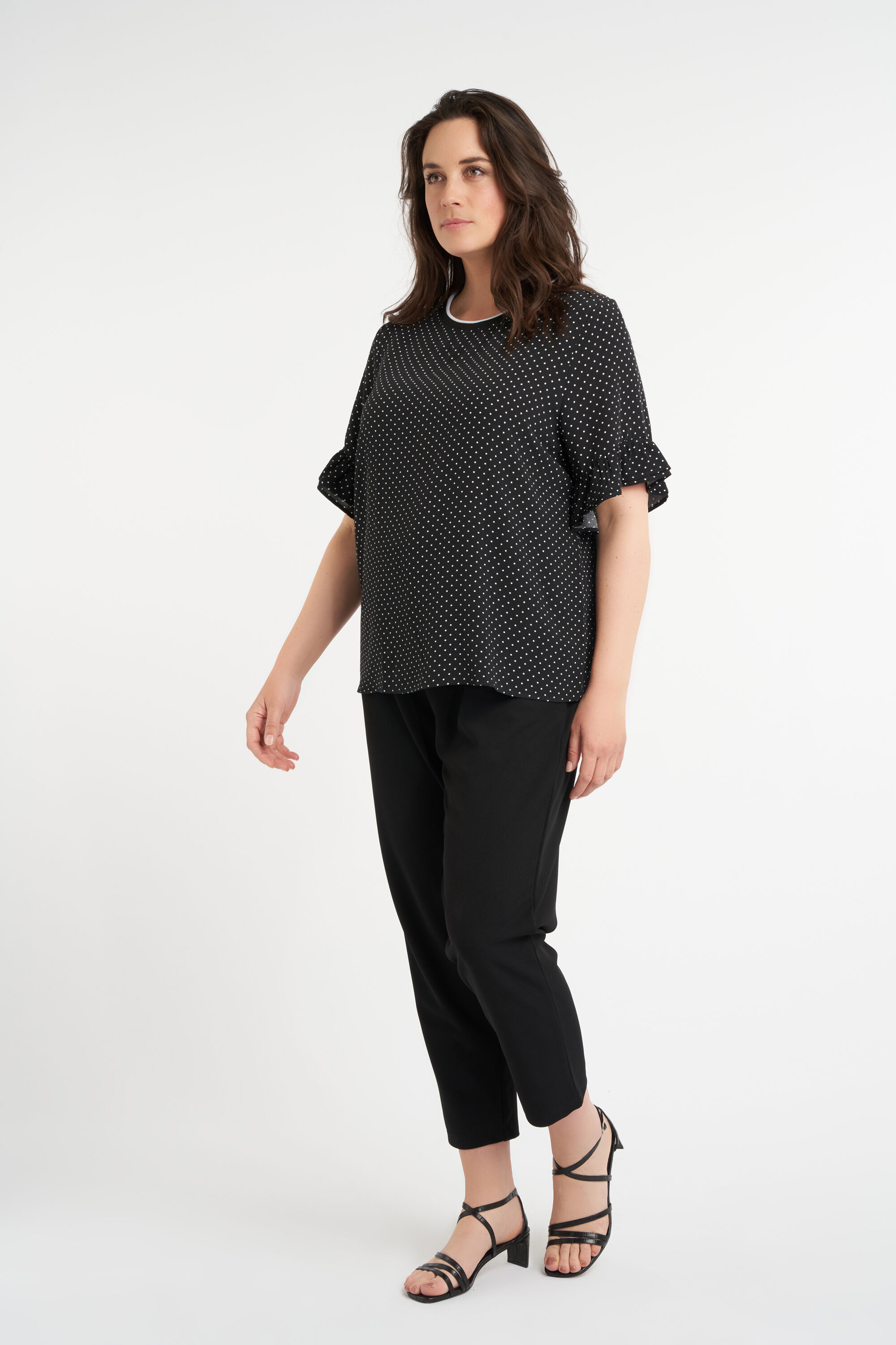 Haut &agrave; col rond image number 5