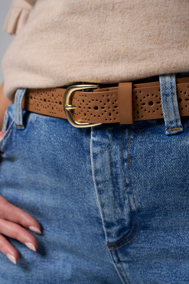 Ceinture avec motifs perforés image number 3