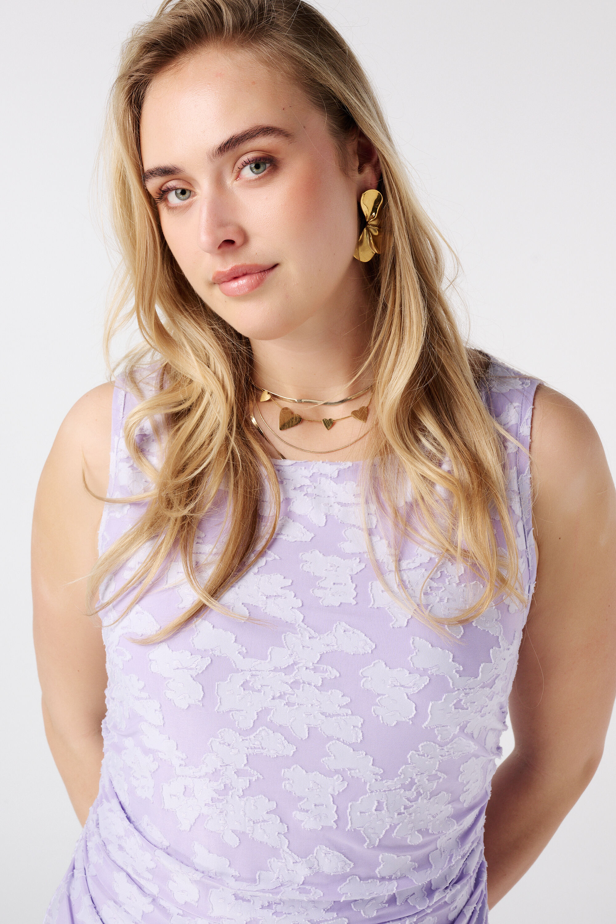 Robe maxi jacquard image number 4