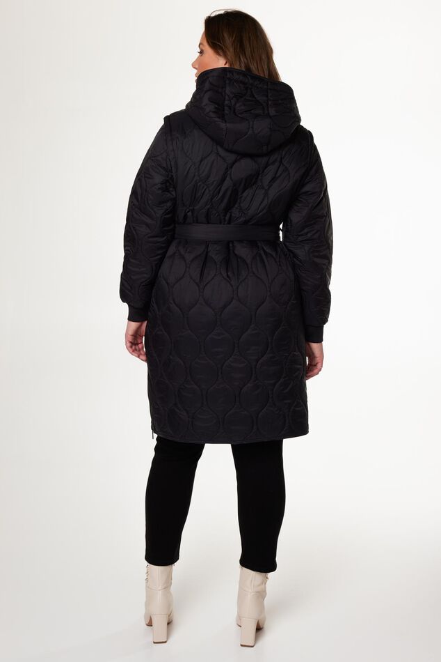 Veste matelassée avec manches amovibles image number 3