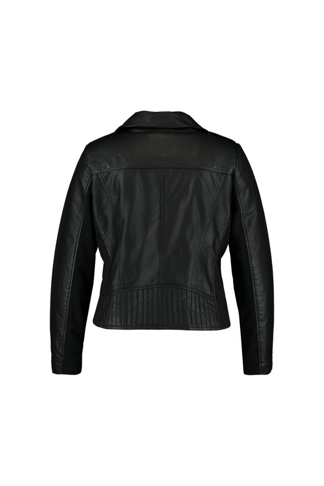 Veste style motard en similicuir image number 3