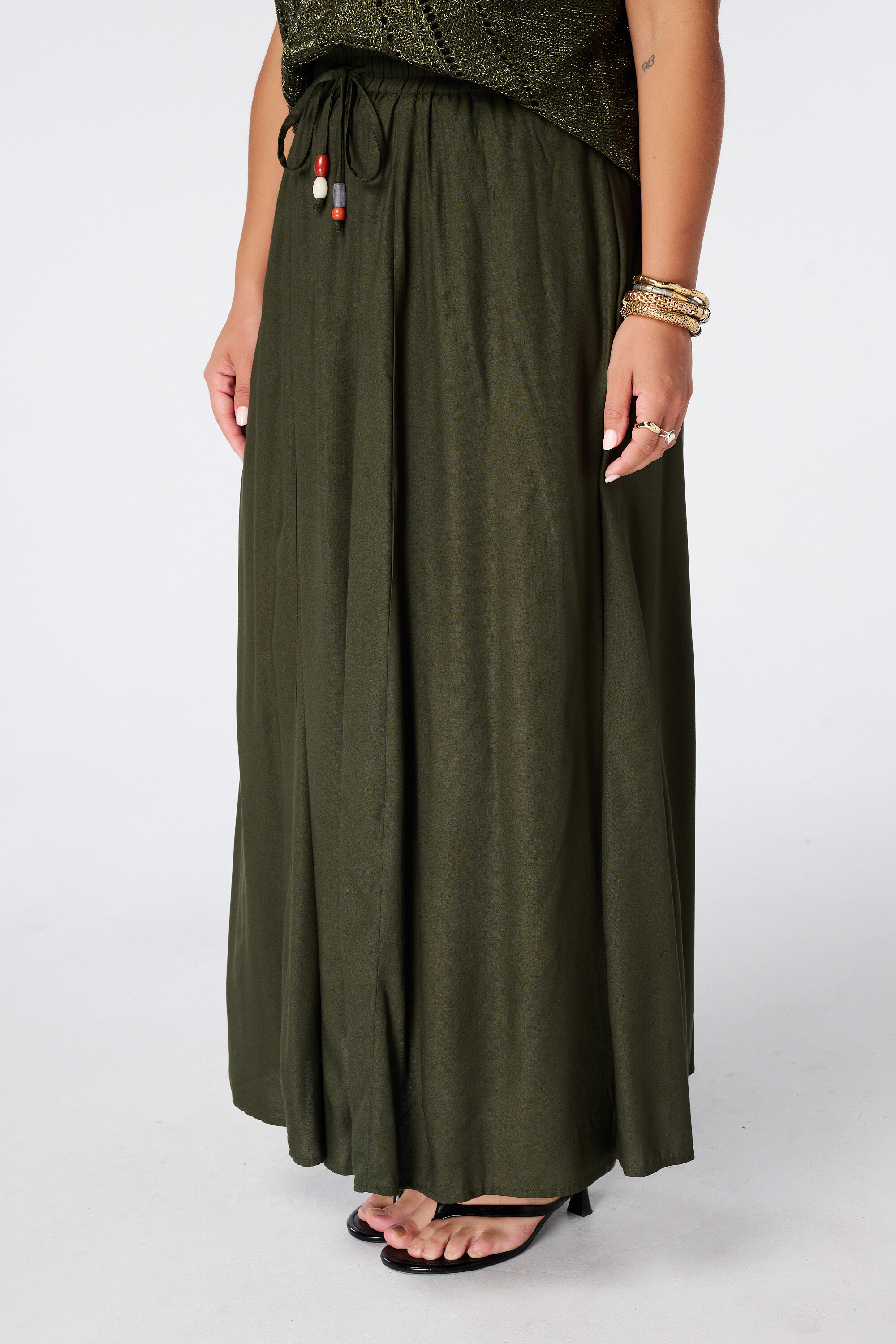Jupe maxi avec taille &eacute;lastique image number 5