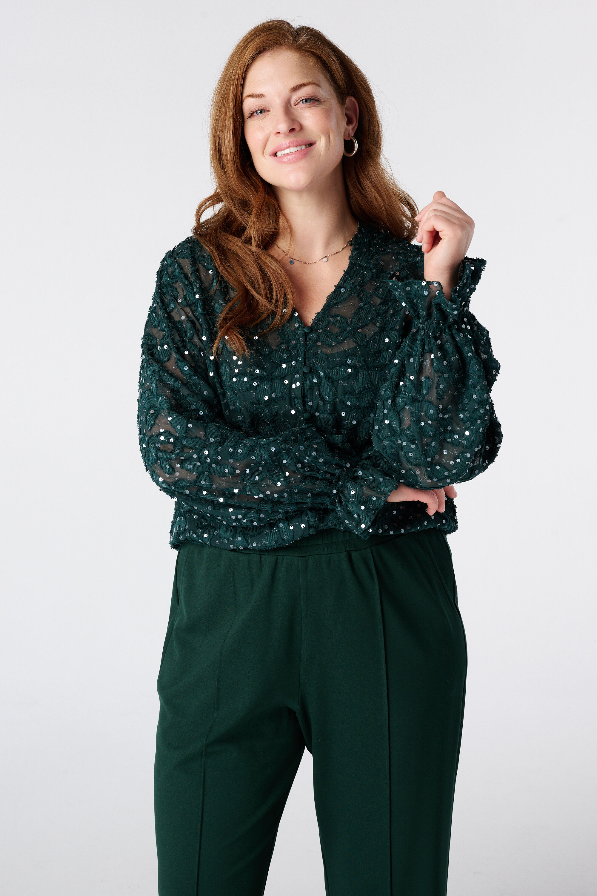 Blouse &agrave; fleurs