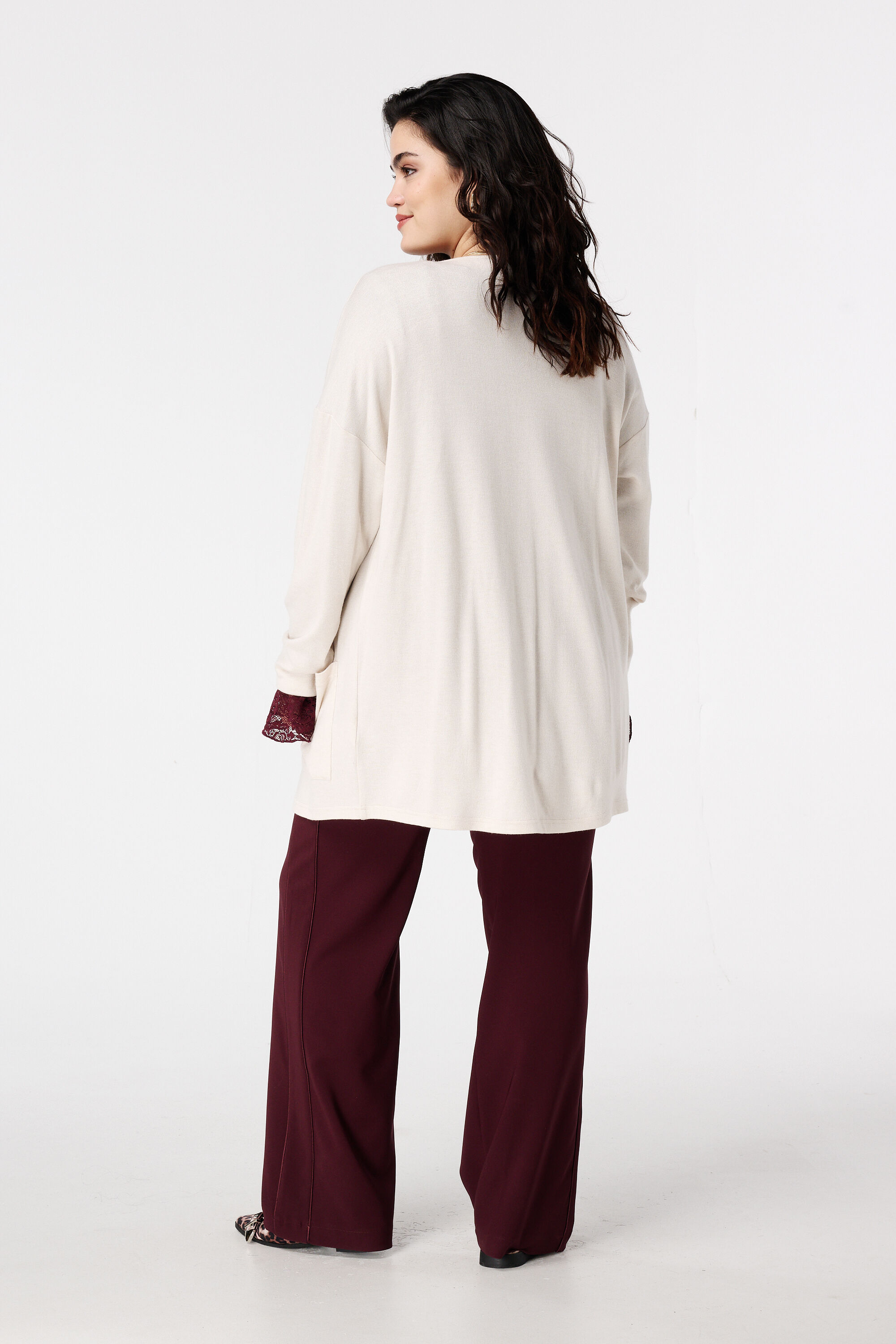 Long gilet avec poches image number 3