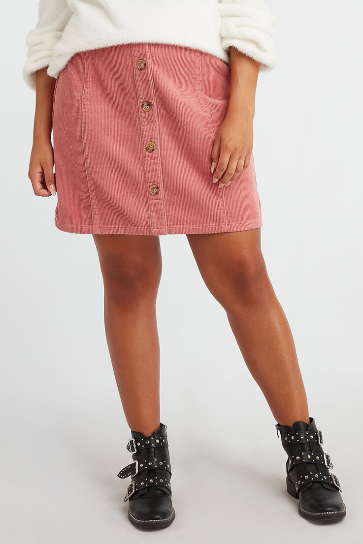 Jupe en velours c&ocirc;tel&eacute;  image number 6