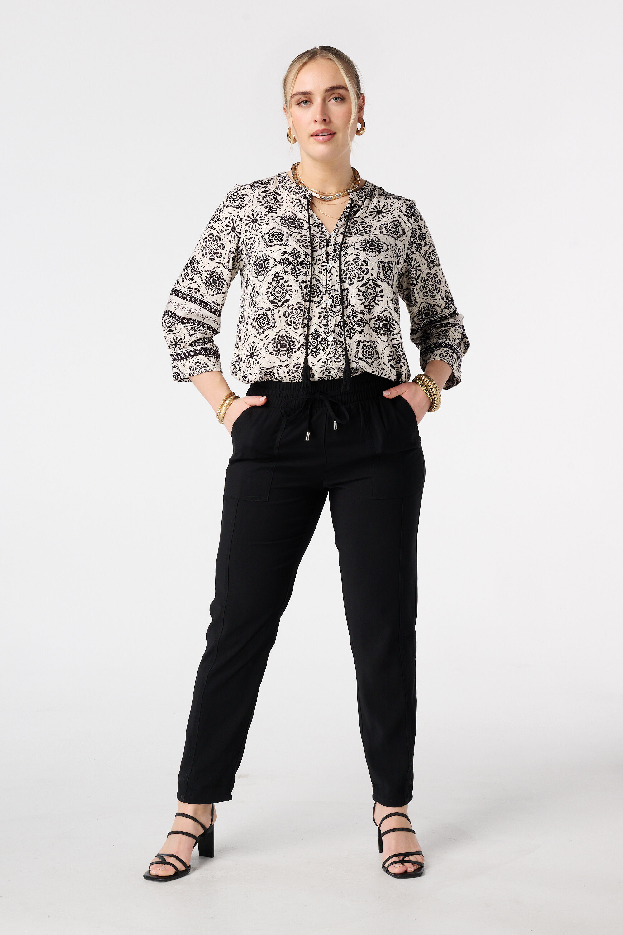 Pantalon &agrave; taille &eacute;lastique