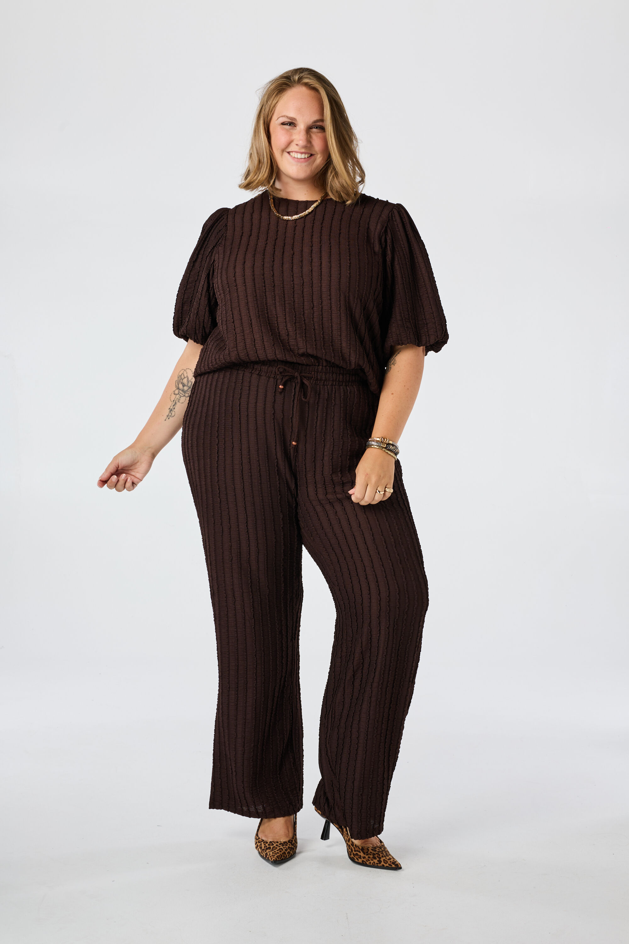 Pantalon &agrave; taille &eacute;lastique image number 0