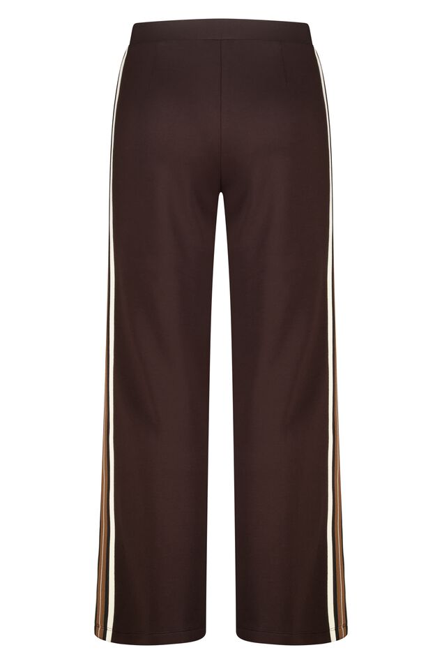 pantalon large avec passepoil sur le côté image number 2