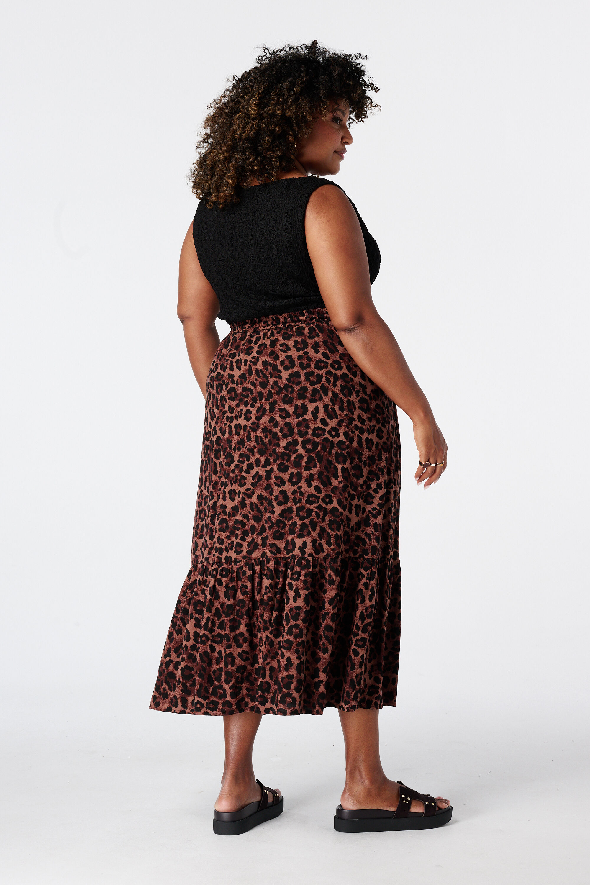 Jupe maxi avec imprim&eacute; image number 3