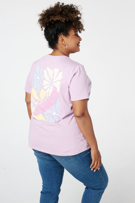 T-shirt à imprimé fleuri T-shirt à imprimé fleuri