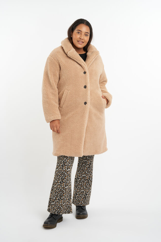 Veste en peluche surdimensionnée image number 5