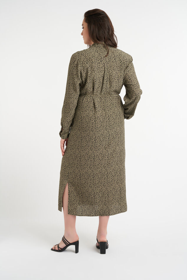 Robe longue avec ceinture à nouer image number 4