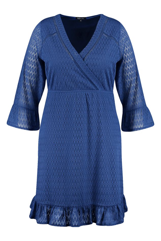 Robe portefeuille en dentelle image number 2