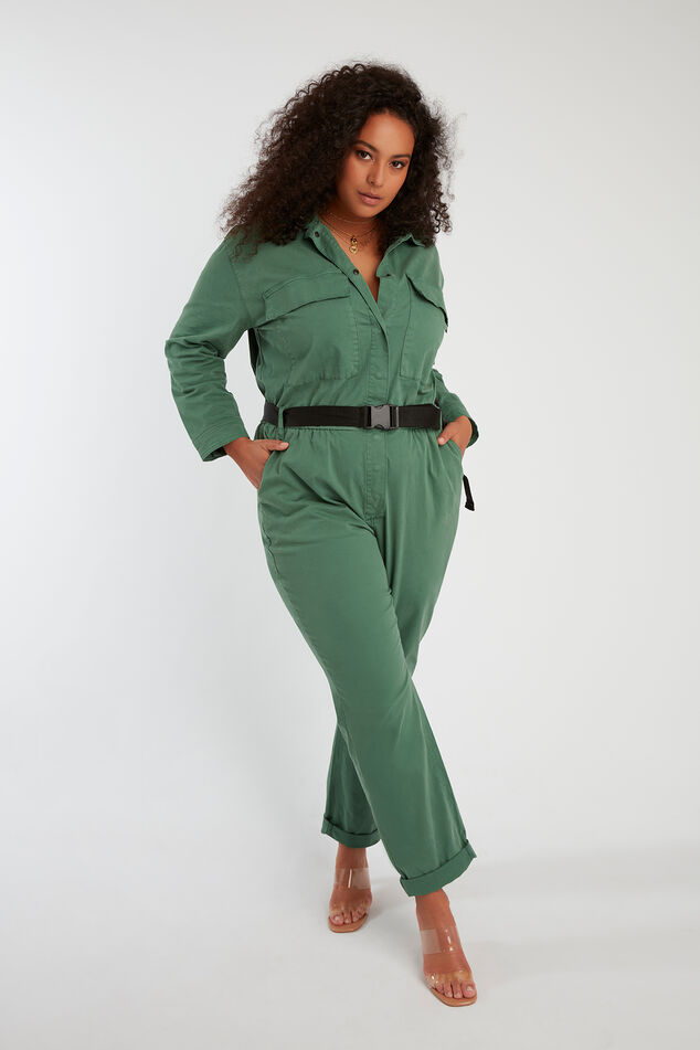 Combinaison style bleu de travail image number 5