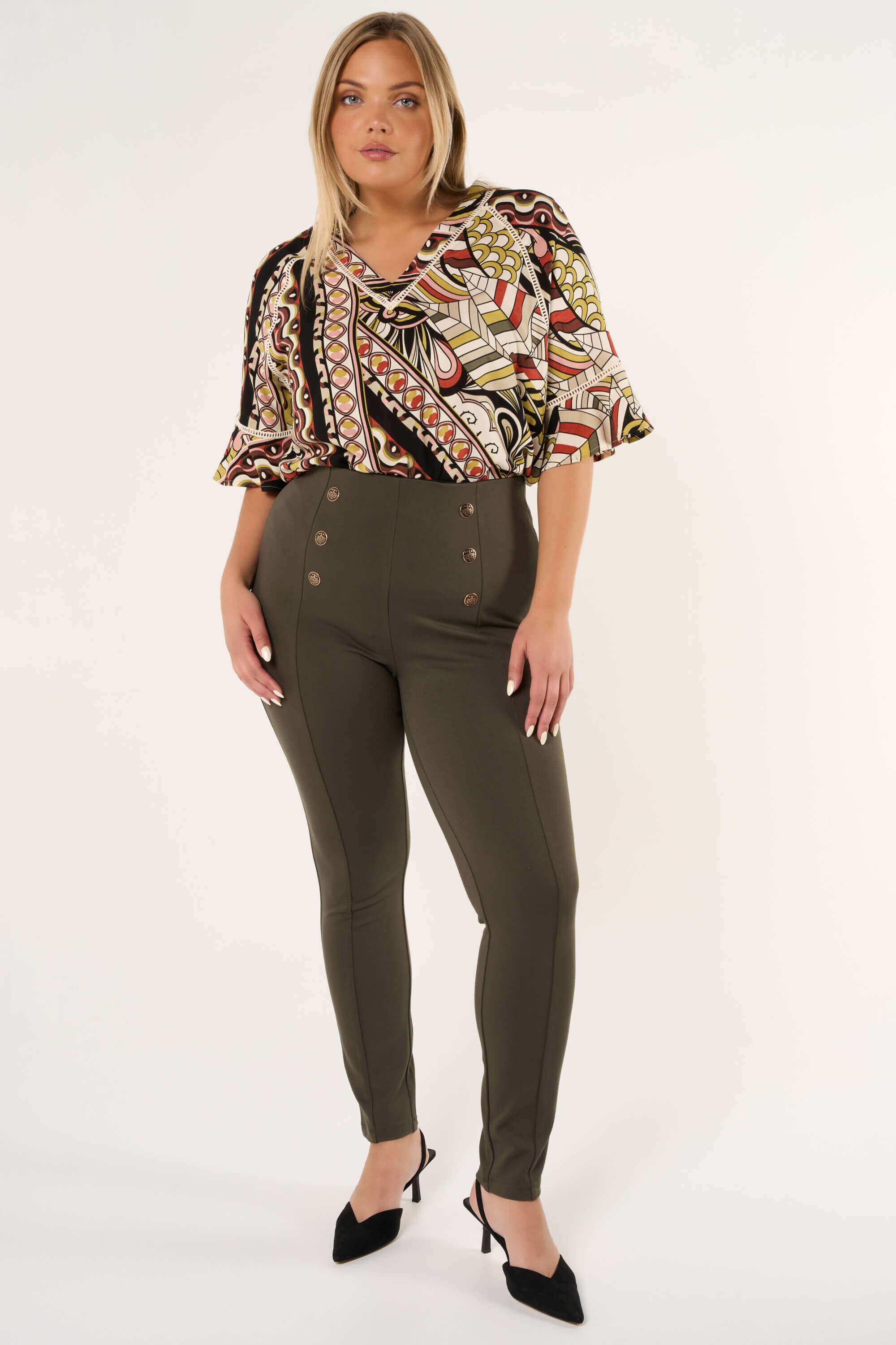 Tregging aux d&eacute;tails dor&eacute;s image number 7