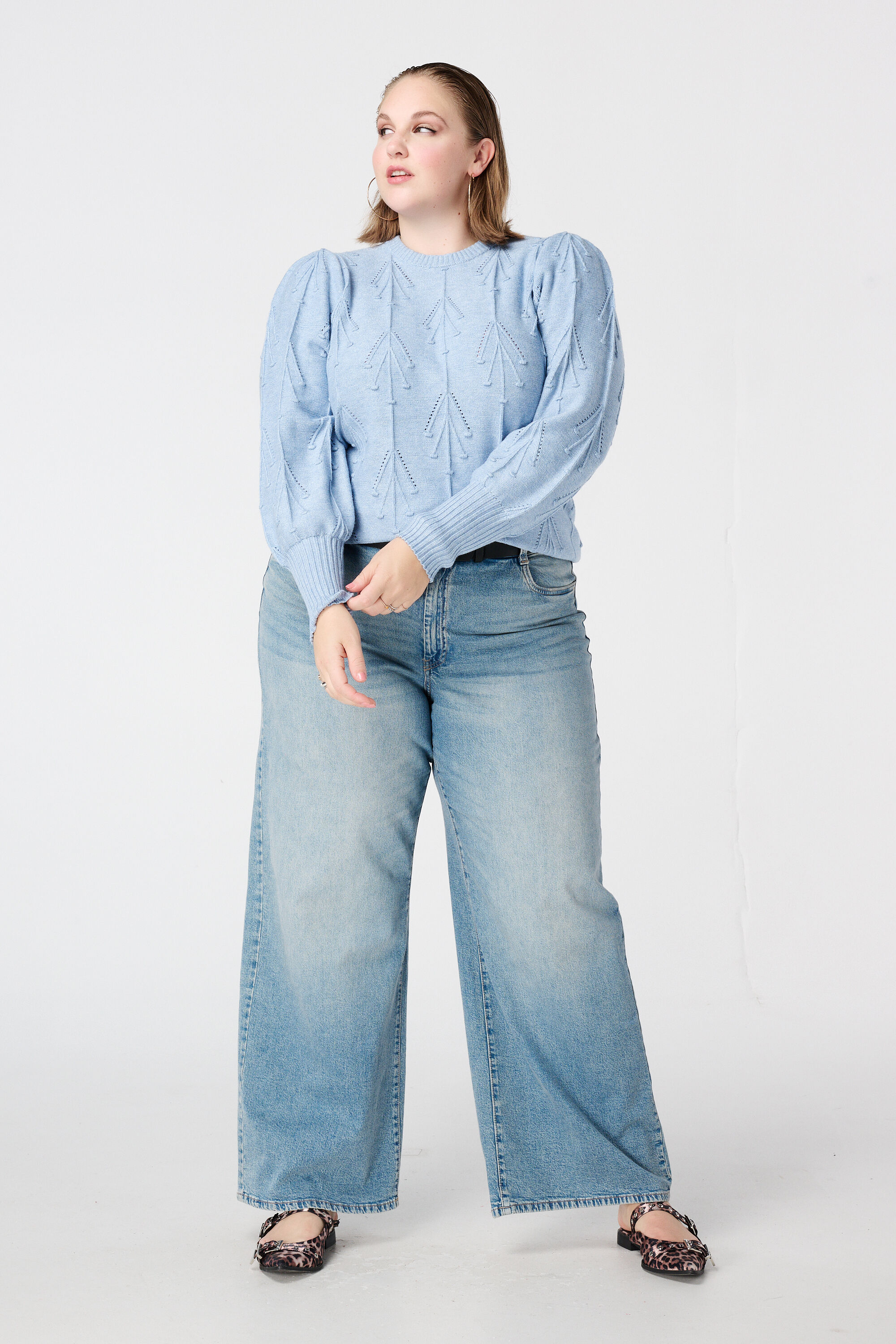 Pull en maille avec motif image number 5