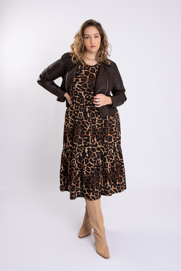 Veste style motard en similicuir image number 0