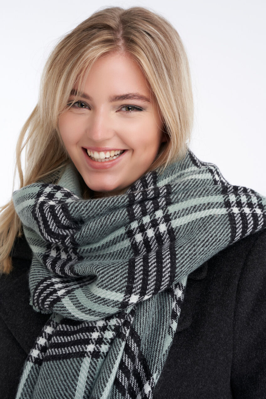 &Eacute;charpe &agrave; damiers image number 2