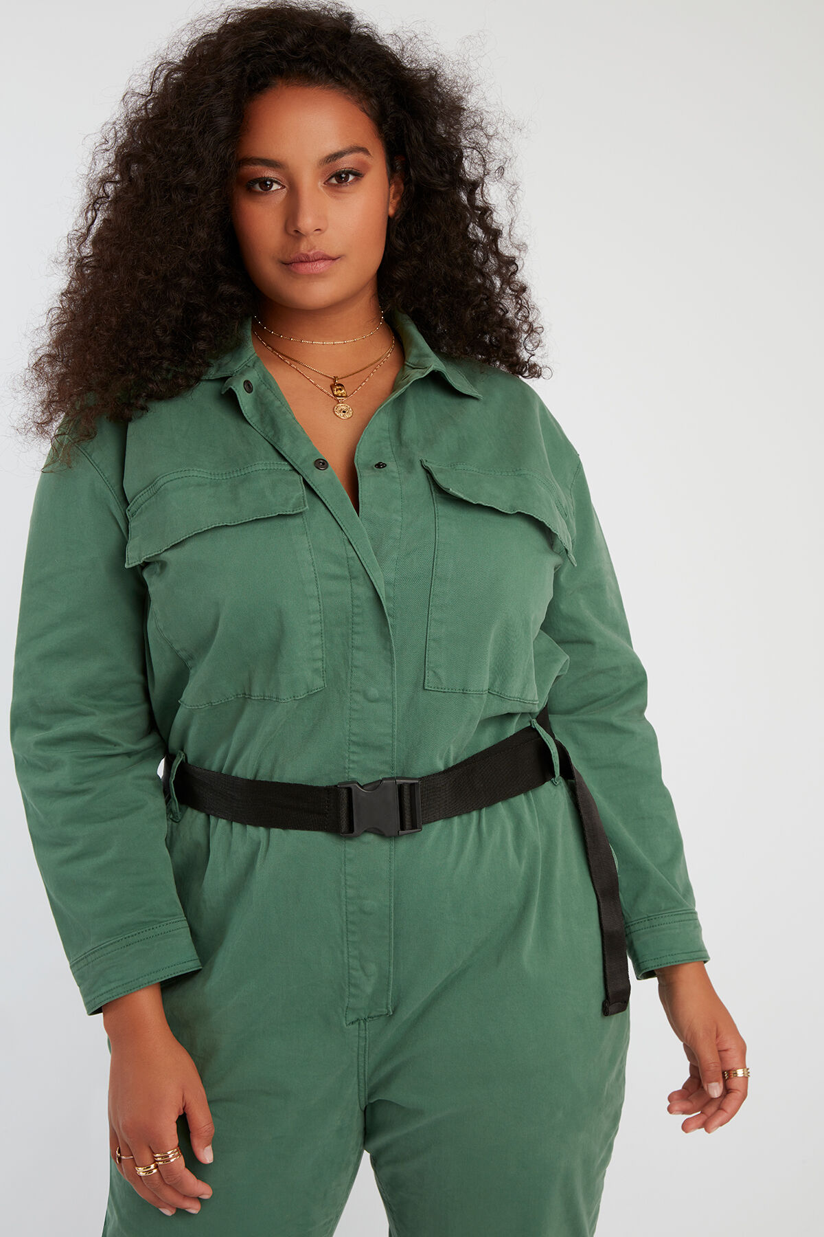 Combinaison style bleu de travail image number 3