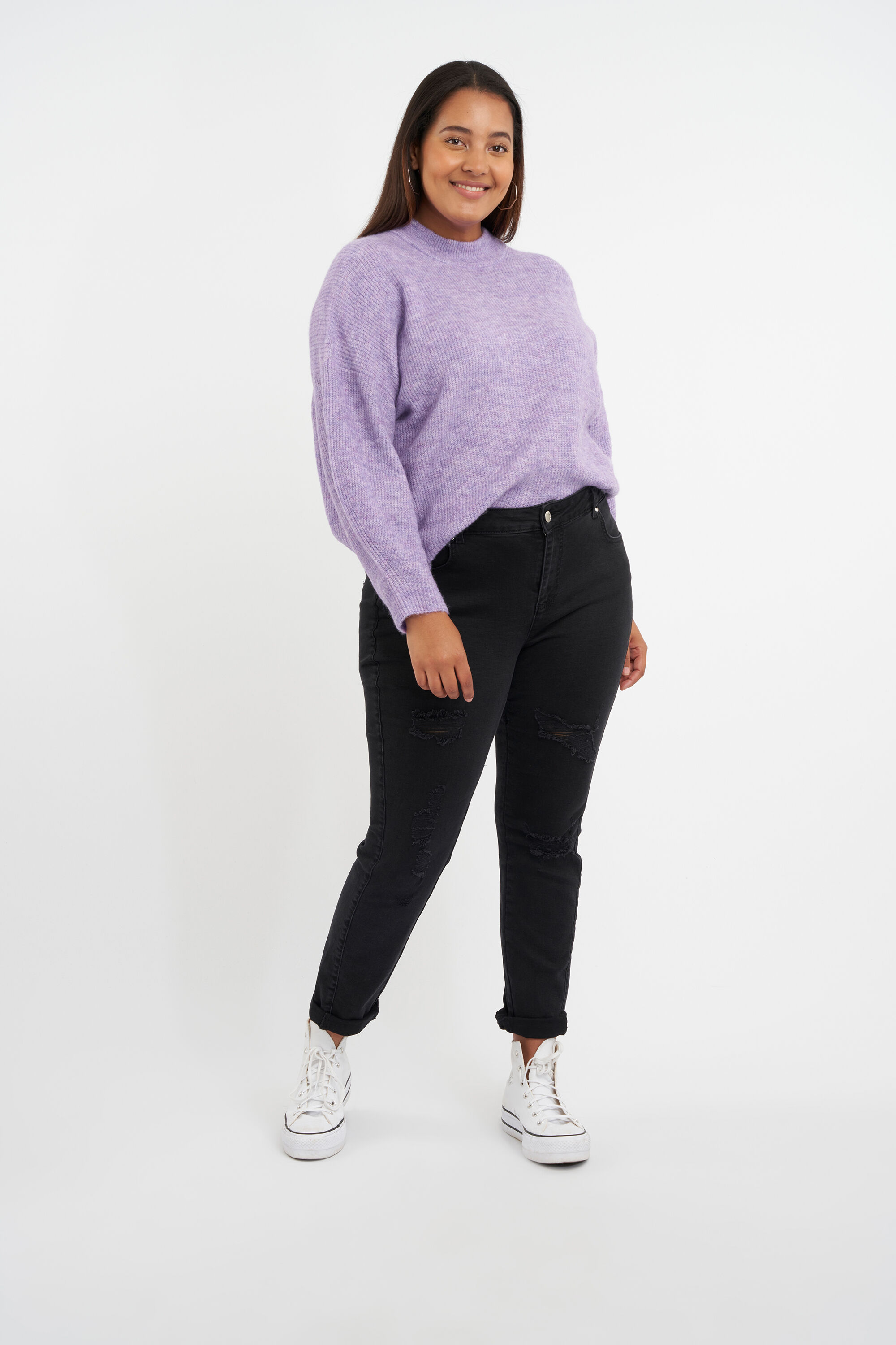 Jean aux d&eacute;cors d&eacute;chir&eacute;s