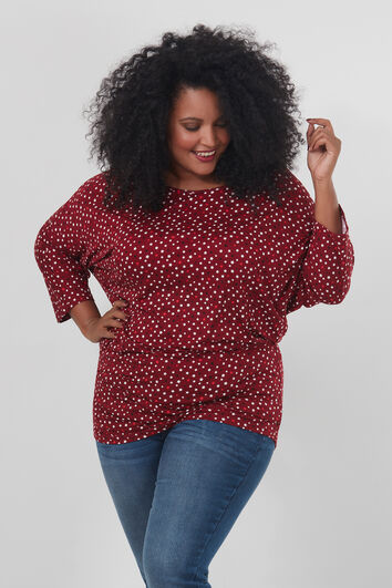 Robe tunique imprim&eacute;e