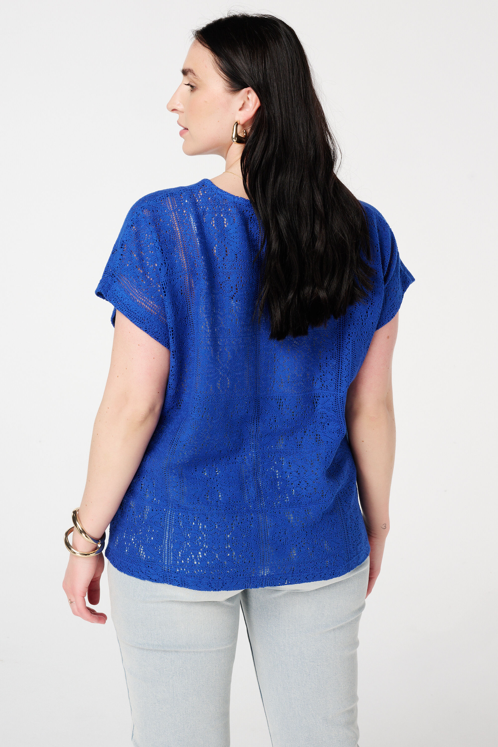 Top avec motif ajour&eacute; image number 3