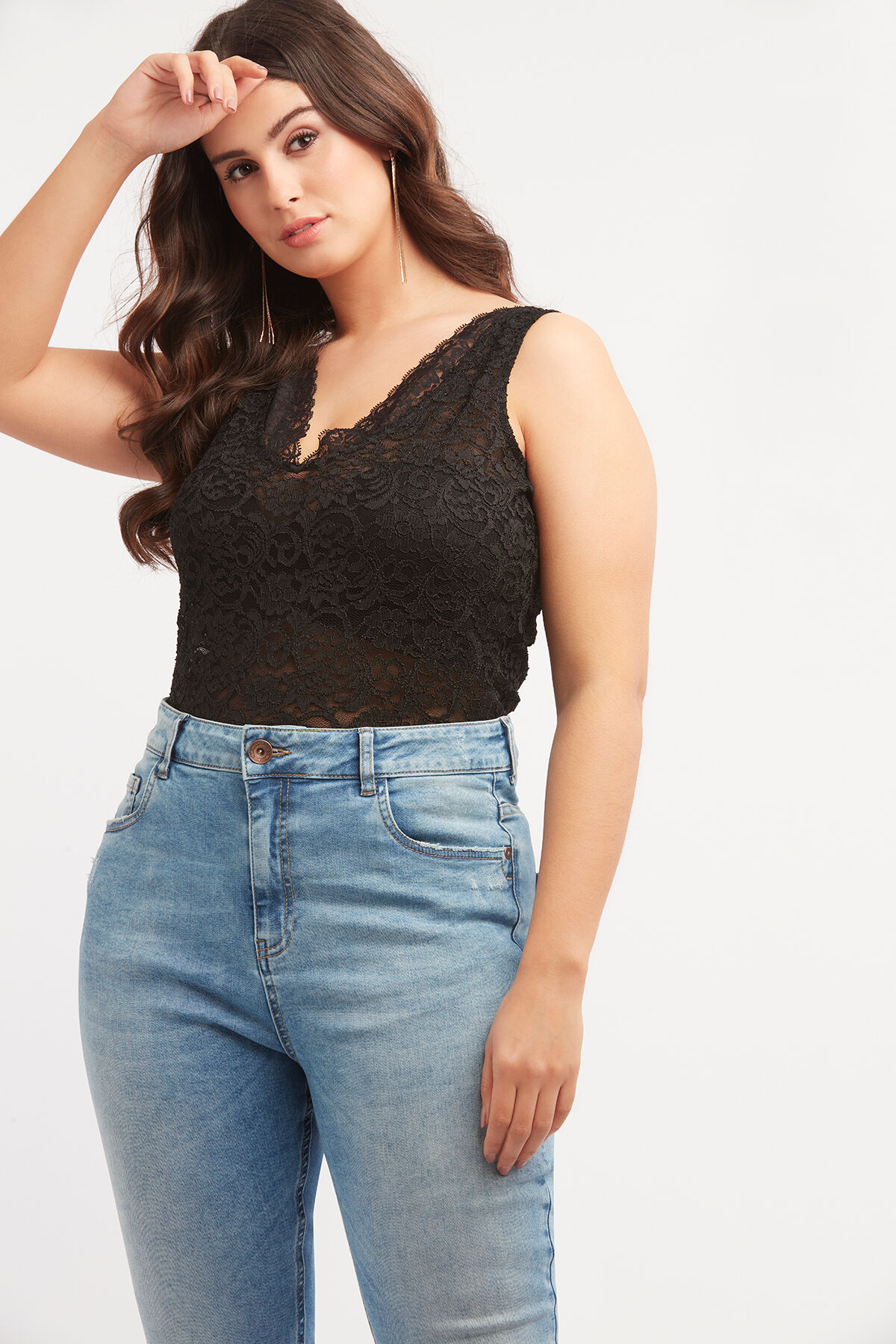 skinny jeans CHERRY image number 3