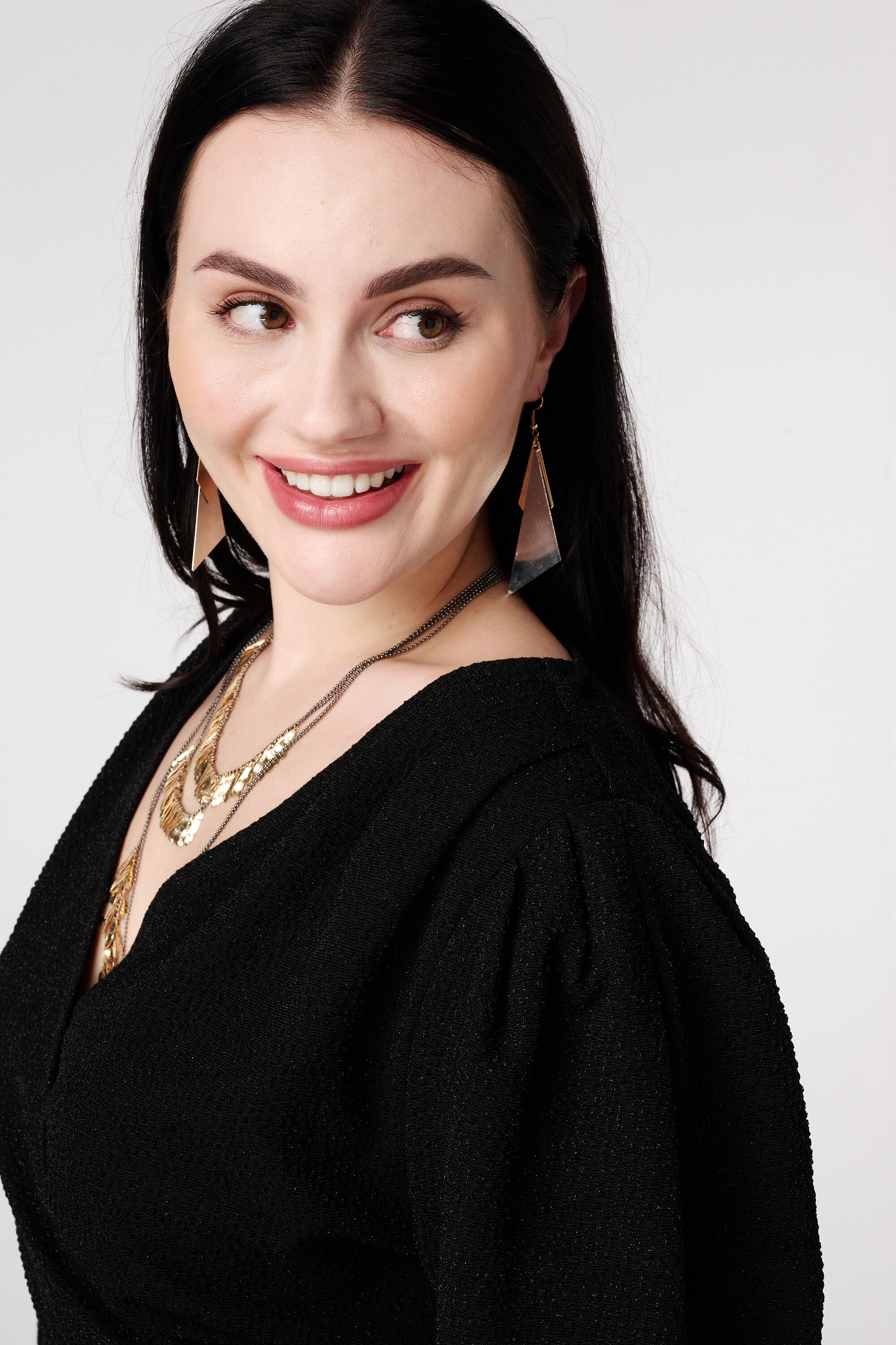 Top paillet&eacute; &agrave; effet cache-c&oelig;ur image number 4