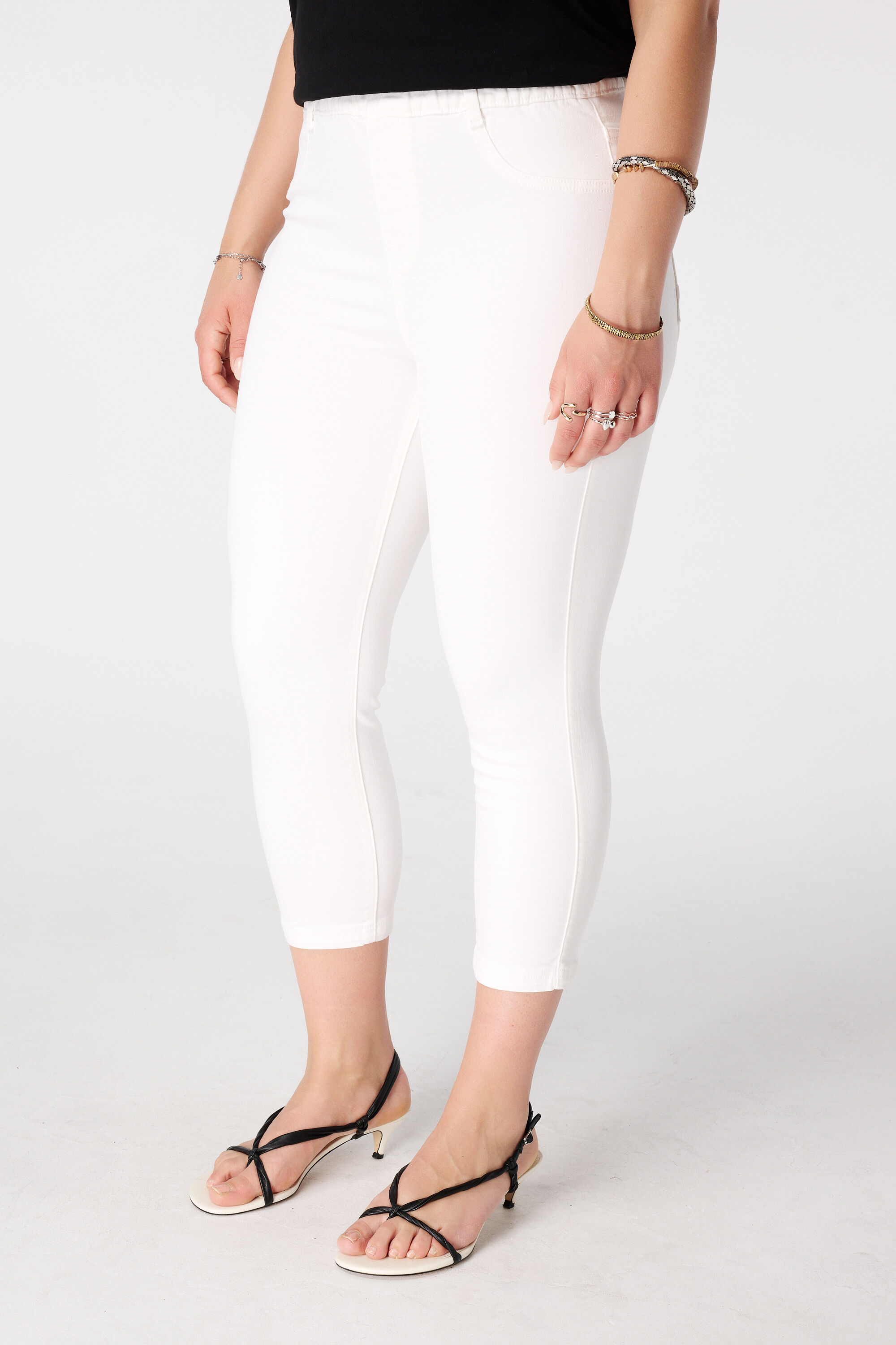 Tregging capri aspect denim image number 5
