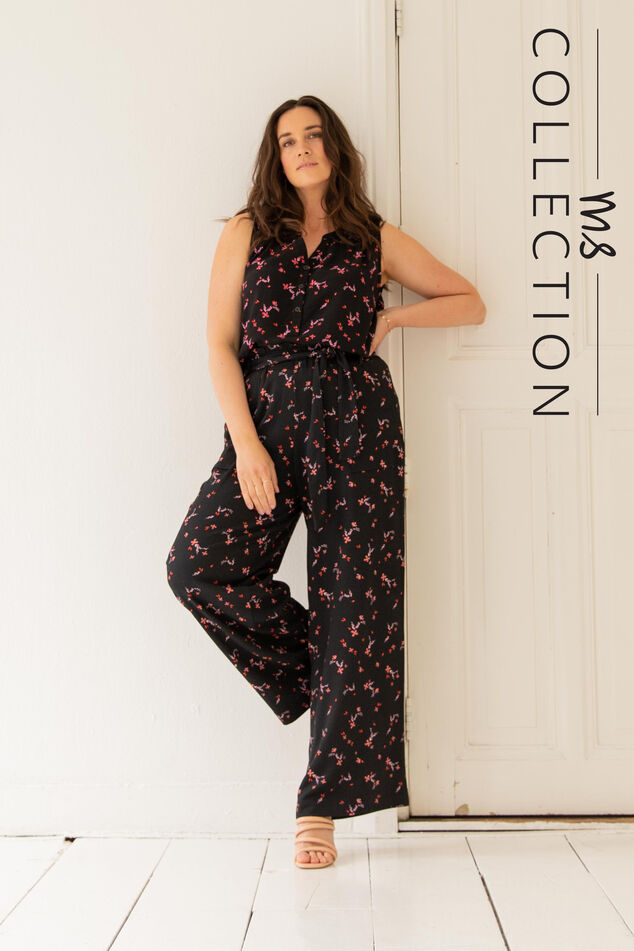 Pantalon large avec ceinture image number 0