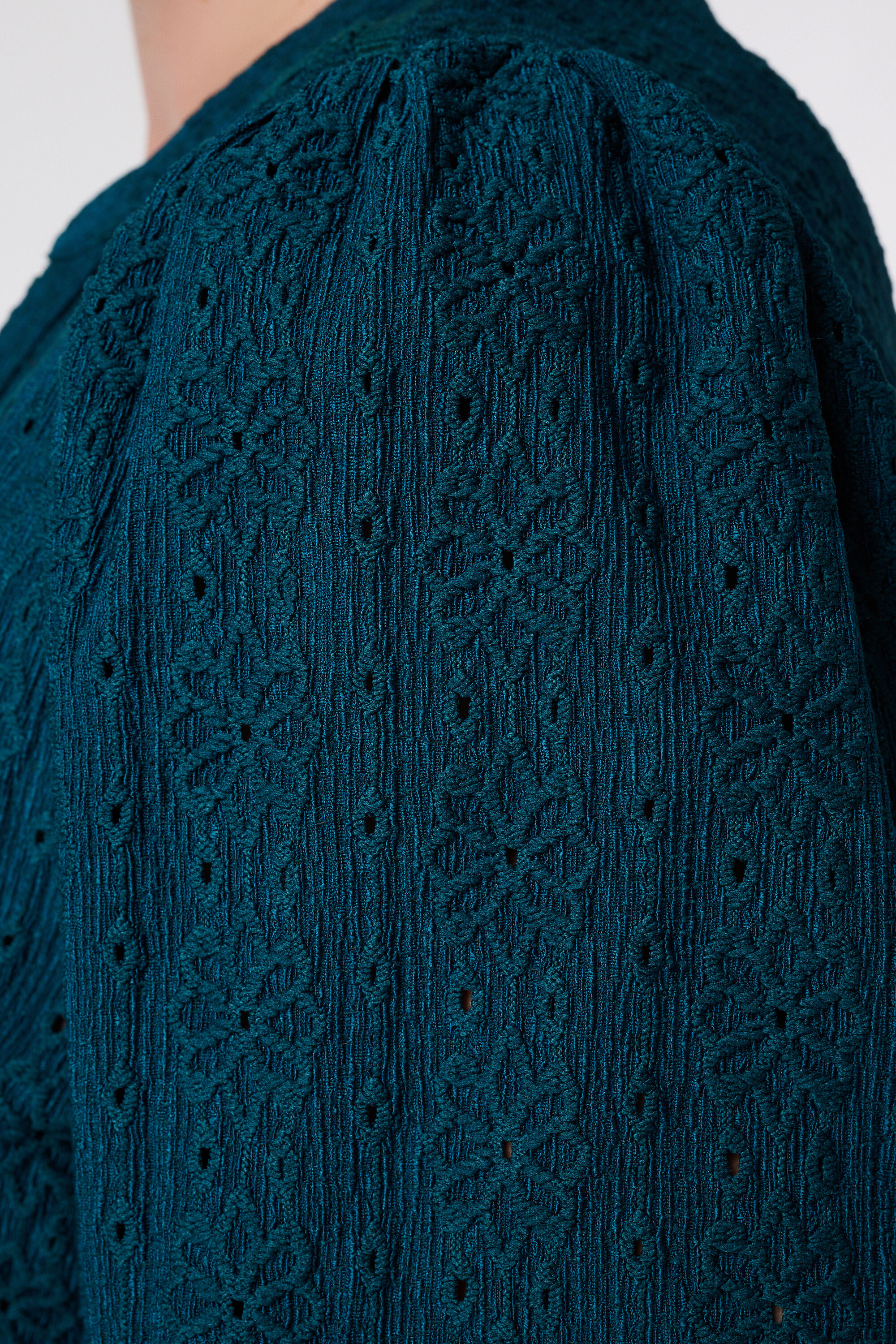 Top en jersey stretch &agrave; manches bouffantes image number 6