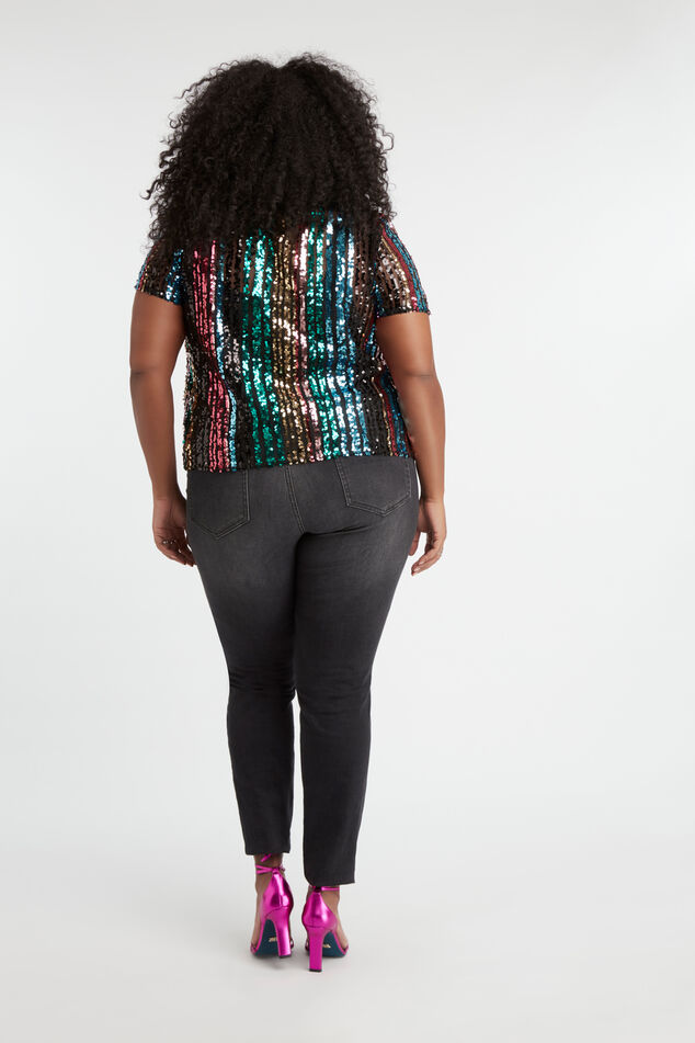 Haut court à paillettes image number 5