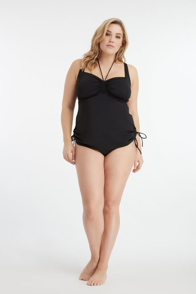 MS Mode haut tankini couleur unie image number 5