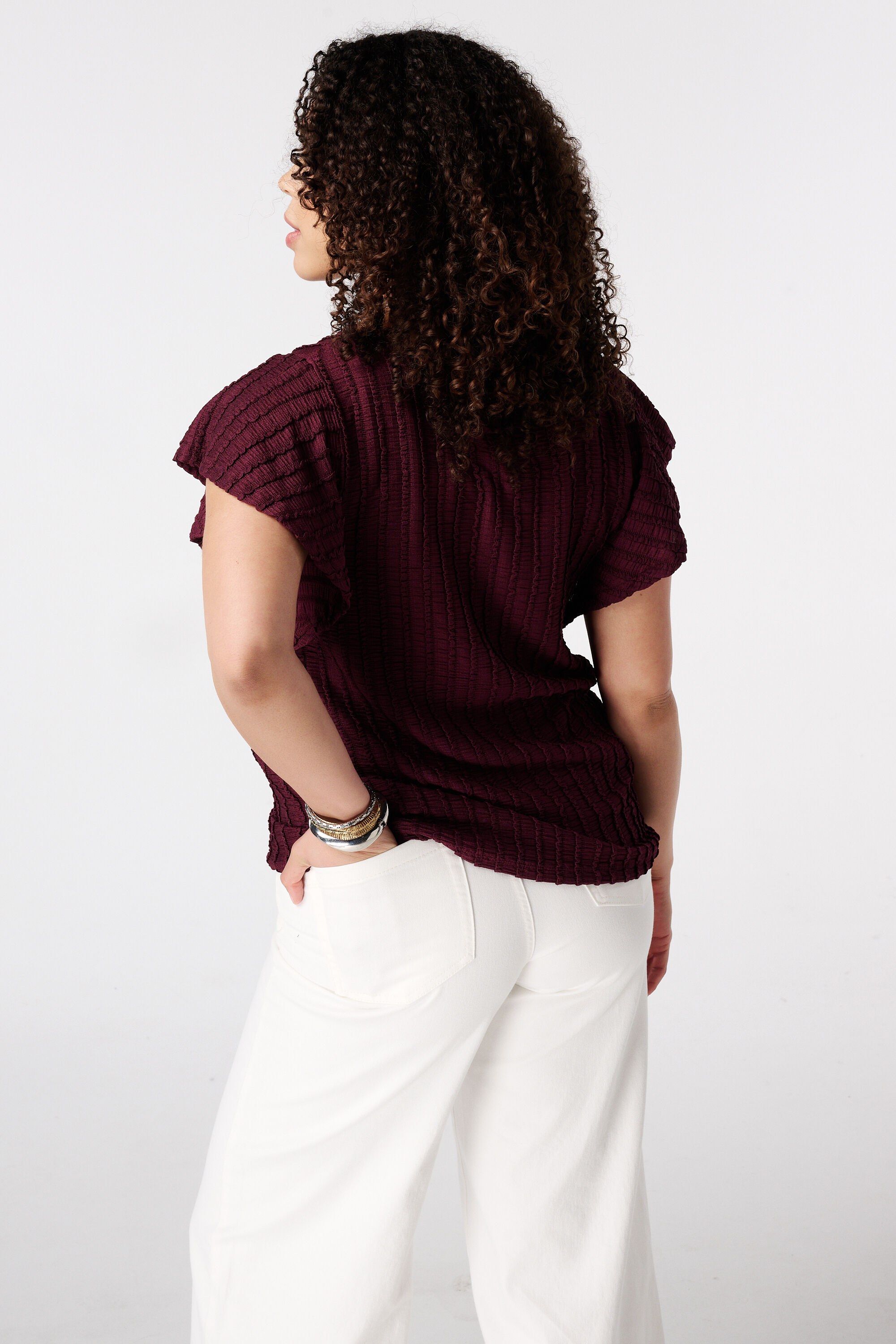 Top &agrave; manches papillon image number 3