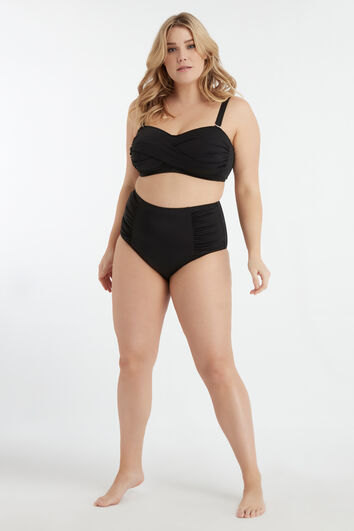 Bas de bikini couleur unie